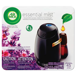 Air Wick Essential Mist Starter Kit, Lavender and Almond Blossom, 0.67 oz