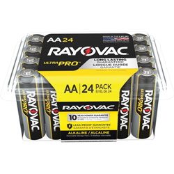Rayovac Alkaline AA Batteries, 12PK/CT, Black/Red