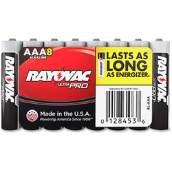 Rayovac industrial Plus Alkaline Batteries, AAA, 12PK/CT, BKRD