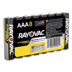 Rayovac Ultra Pro Alkaline AAA Batteries, 8/Pack