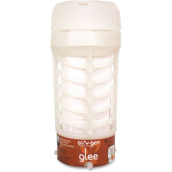 Rochester Midland Air Care Dispenser Glee Scent, 3000 ft³, Glee, 60 Day, 6/Carton, CFC-free, Recyclable