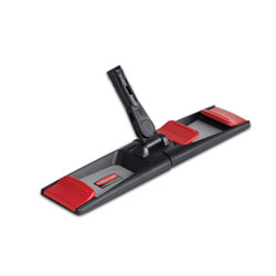 Rubbermaid Adaptable Flat Mop Frame, 18.25 x 4, Black/Gray/Red