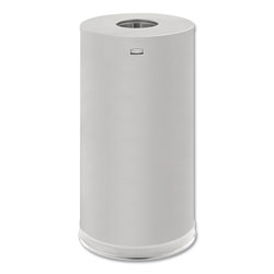 Rubbermaid European and Metallic Series Drop-In Top Receptacle, Round, 15 gal, Satin Stainless