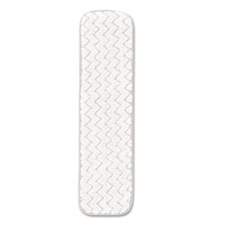 Rubbermaid Dry Room Pad, Microfiber, 18 in Long, White, 12/Carton