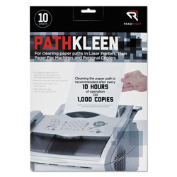 Read Right/Advantus PathKleen Sheets, 8 1/2 x 11, 10/Pack