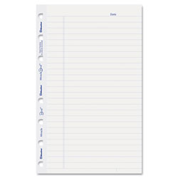 Blueline MiracleBind Ruled Paper Refill Sheets, 8 x 5, White, 50 Sheets/Pack