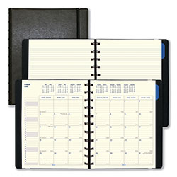 Filofax Soft Touch 17-Month Planner, 10.88 x 8.5, Black Cover, 17-Month (Aug to Dec): 2022 to 2023