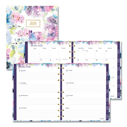 Blueline MiracleBind Weekly/Monthly Planner, 9.25 x 7.25, Floral, 2021