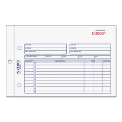 Rediform Invoice Book, Two-Part Carbonless, 5.5 x 7.88, 50 Forms Total (RED7L721)