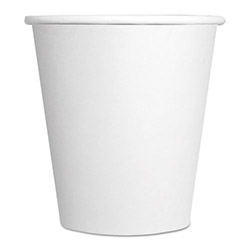 ReStockIt Paper Hot Cups - 10 oz., White, 25/ Sleeve, 40 Sleeves/Case, 1000 per Case