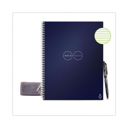 Rocketbook Core Smart Notebook, Dotted Rule, Blue Cover, 8.5 x 11, 16 Sheets