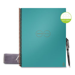 Rocketbook Core Smart Notebook, Dotted Rule, Neptune Teal Cover, 11 x 8.5, 16 Sheets