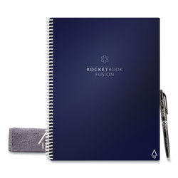 Rocketbook Fusion Smart Notebook, Seven Page Formats, Blue Cover, 11 x 8.5, 21 Sheets