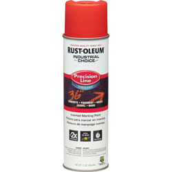 Rust-Oleum Marking Paint Spray, Water-Based, 17 oz., Safety Red
