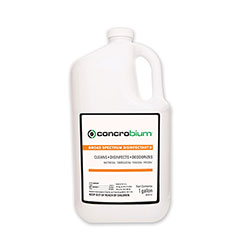 Rust-Oleum Broad Spectrum Disinfectant Cleaner, Light Spice, 1 gal Bottle, 4/Carton
