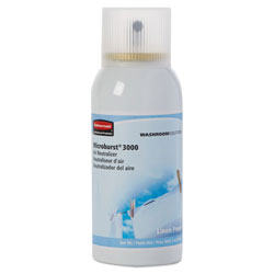 Rubbermaid Microburst 3000 Refill, Linen Fresh, 2 oz Aerosol, 12/Carton (TEC4012551)