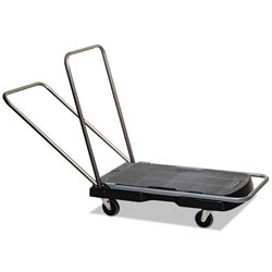 Rubbermaid Utility-Duty Home/Office Cart, 250 lb Capacity, 20.5 x 32.5, Platform, Black (4400BK)