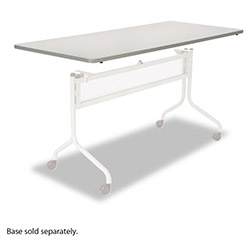 Safco Impromptu Mobile Training Table Top, Rectangular, 72w x 24d, Gray