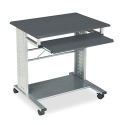 Safco Empire Mobile PC Cart, 29.75w x 23.5d x 29.75h, Anthracite