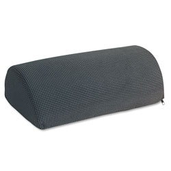 Safco Half-Cylinder Padded Foot Cushion, 17.5w x 11.5d x 6.25h, Black (SAF92311)