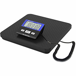 Salter Brecknell PS Slimline Series, 150 lb/70 kg Maximum Weight Capacity, Black