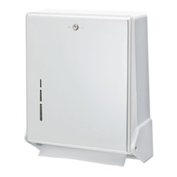 San Jamar True Fold C-Fold/Multifold Paper Towel Dispenser, White, 11 5/8 x 5 x 14 1/2 (SJMT1905WH)
