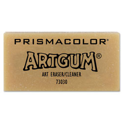 Prismacolor ARTGUM Eraser, Rectangular, Large, Off White, Kneaded Rubber, Dozen (SAN73030)