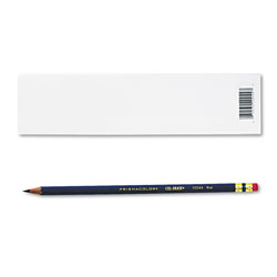 Sanford Col-Erase Pencil with Eraser, 0.7 mm, 2B (#1), Blue Lead, Blue Barrel, Dozen (SAN20044)