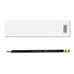 Sanford Col-Erase Pencil with Eraser, 0.7 mm, 2B (#1), Green Lead, Green Barrel, Dozen (SAN20046)