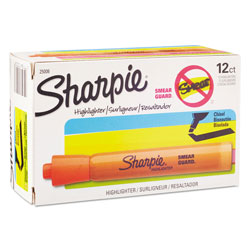 Sharpie® Tank Style Highlighters, Chisel Tip, Orange, Dozen (SAN25006)