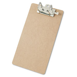 Saunders Recycled Hardboard Archboard Clipboard, 2 in Clip Cap, 8 1/2 x 14 Sheets, Brown