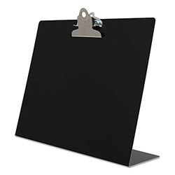 Saunders Free Standing Clipboard, Landscape, 1 in Clip Capacity, 11 x 8.5 Sheets, Black
