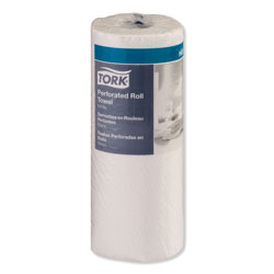 Tork Perforated Towel Roll, 2-Ply, 11 x 9, White, 70/Roll, 30 Roll/Carton
