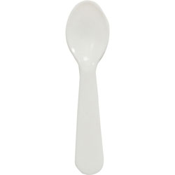 Solo Tasting Spoons, Plastic, 3000/CT, White