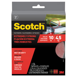 Scotch™ Extreme Fasteners, 1 in x 10 ft, Clear, 2/Pack