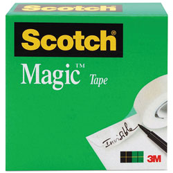 Scotch™ Magic Tape Refill, 1" Core, 0.5" x 36 yds, Clear (MMM810121296)