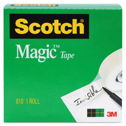 Scotch™ Magic Tape Refill, 1" Core, 0.75" x 83.33 ft, Clear (MMM8101K)