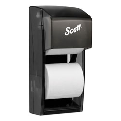 Scott® Essential SRB Tissue Dispenser, 6 6/10 x 6 x 13 6/10, Plastic, Smoke (KIM09021)