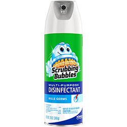 Scrubbing Bubbles Disinfectant - Aerosol - 12 fl oz (0.4 quart) - 12 / Case - Green