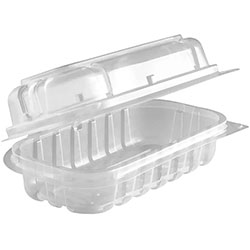 SEPG MicroRaves HD632 Hinged Container - Storing - Clear - Polypropylene Body - 540 / Carton