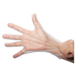 GEN SemperGuard FoodSafe Stretch Poly Gloves, Clear, Large, Polyethylene, 2000/Ctn