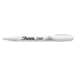 Sharpie® Permanent Paint Marker, Fine Bullet Tip, White (SAN35543)