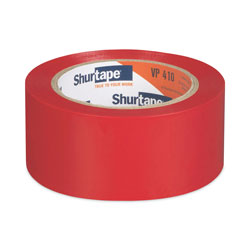 Shurtape VP 410 Aisle-Marking Tape, 1.96 in x 36 yds, Red, 24/Carton