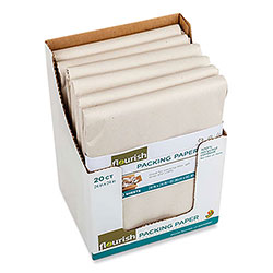 Shurtape 100% Recycled Paper Packing Sheets, 24 in x 24 in, Natural, 20/Pack