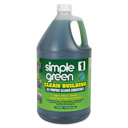 Simple Green Clean Building All-Purpose Cleaner Concentrate, 1gal Bottle, 2 per Carton