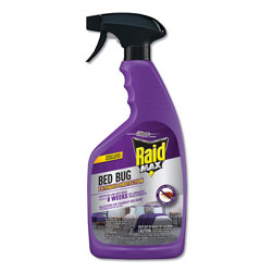 Raid Bed Bug and Flea Killer, 22 oz Bottle, 4/Carton