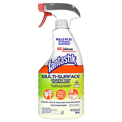 Fantastik Multi-Surface Disinfectant Degreaser, Herbal, 32 oz Spray Bottle