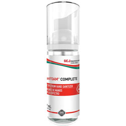 Iconex Complete Hand Sanitizer Foam, 1.6 fl oz (47 mL), Pump Bottle Dispenser, Kill Germs, Hand, Clear, Dye-free, Non-drying, Hygienic