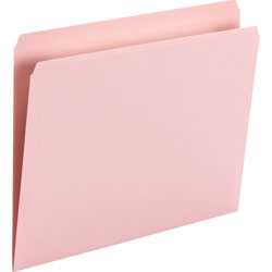 Smead Colored Tab File Folder, 11pt, 3/4 in Exp, Letter, 100/BX, PK