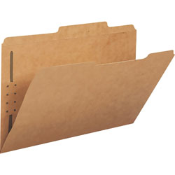 Smead folder with fasteners, legal, kraft